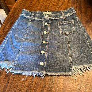 Denim skirt